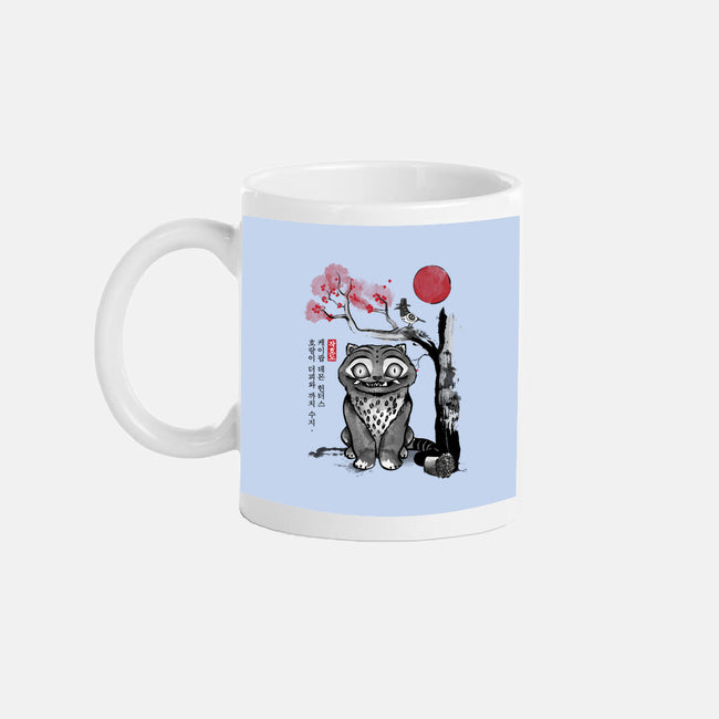 The Tiger And The Magpie Sumi-e-None-Mug-Drinkware-DrMonekers