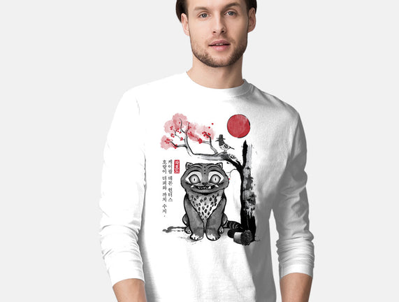 The Tiger And The Magpie Sumi-e