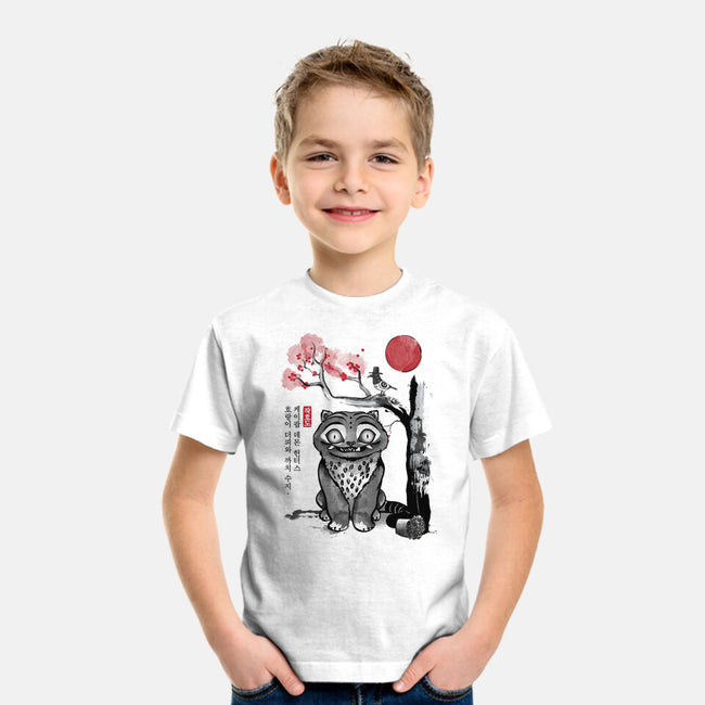 The Tiger And The Magpie Sumi-e-Youth-Basic-Tee-DrMonekers