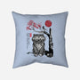 The Tiger And The Magpie Sumi-e-None-Removable Cover w Insert-Throw Pillow-DrMonekers