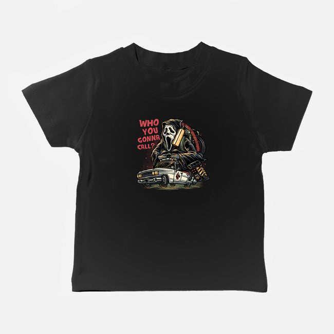 Call The Ghost-Baby-Basic-Tee-glitchygorilla
