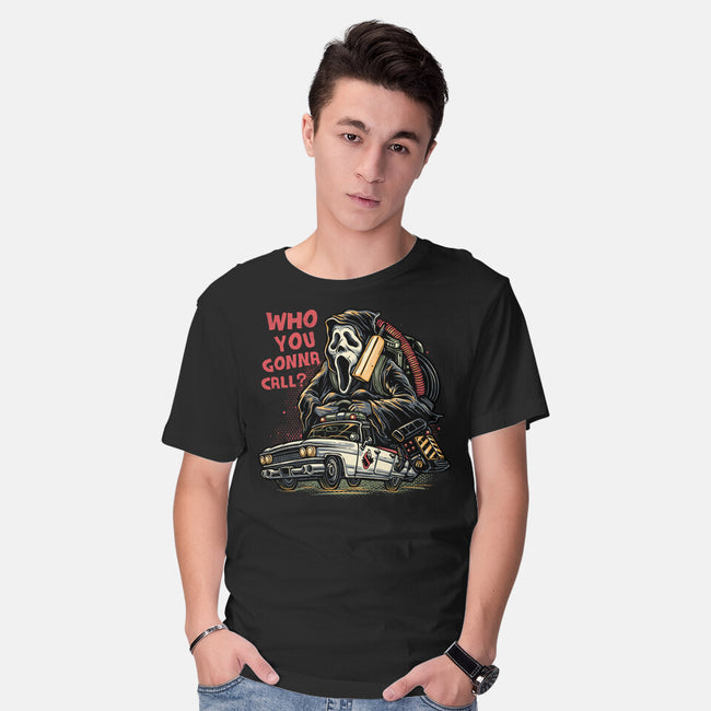 Call The Ghost-Mens-Basic-Tee-glitchygorilla