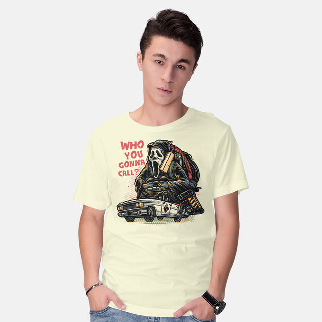 Call The Ghost-Mens-Basic-Tee-glitchygorilla