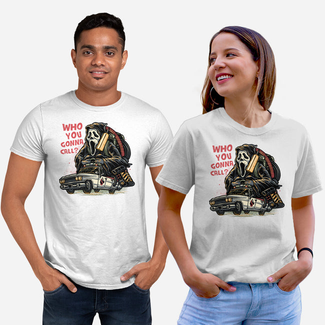 Call The Ghost-Unisex-Basic-Tee-glitchygorilla