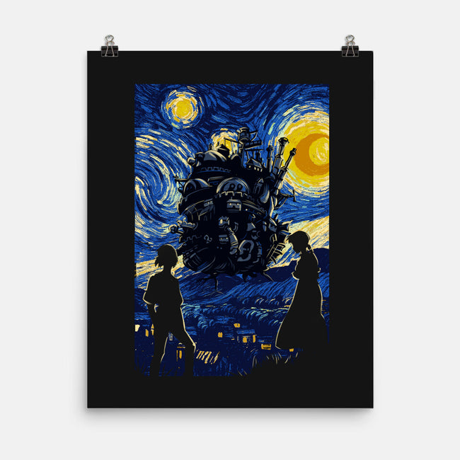 Starrynight Castle-None-Matte-Poster-fanfabio