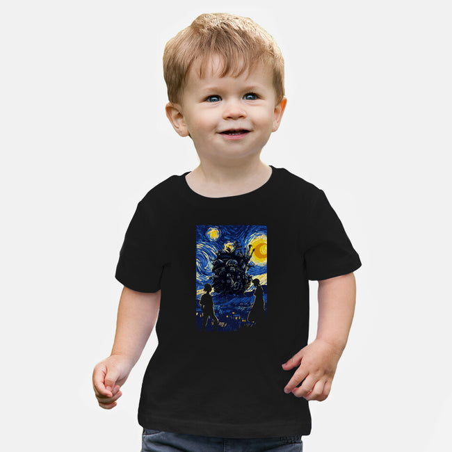 Starrynight Castle-Baby-Basic-Tee-fanfabio