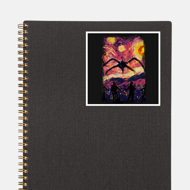 Monster In Starrynight-None-Glossy-Sticker-fanfabio