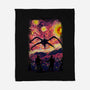 Monster In Starrynight-None-Fleece-Blanket-fanfabio