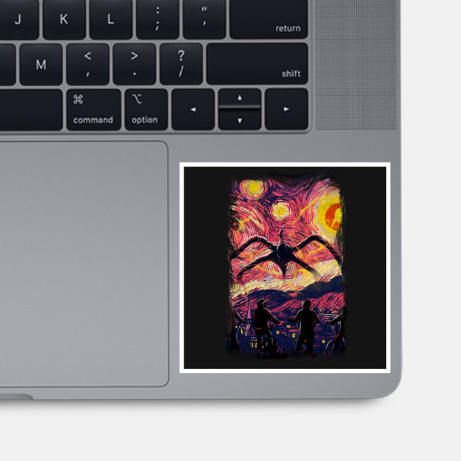 Monster In Starrynight-None-Glossy-Sticker-fanfabio