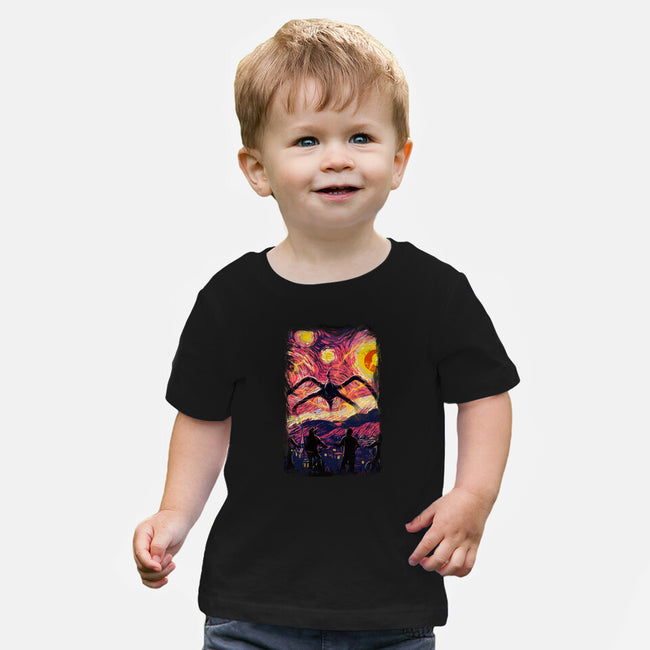 Monster In Starrynight-Baby-Basic-Tee-fanfabio