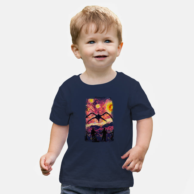 Monster In Starrynight-Baby-Basic-Tee-fanfabio