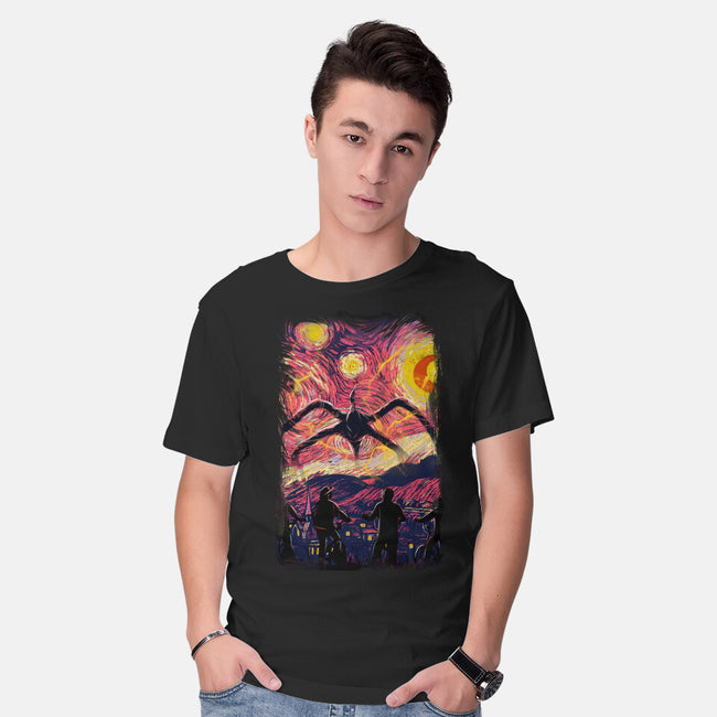 Monster In Starrynight-Mens-Basic-Tee-fanfabio