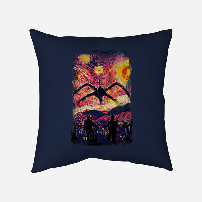 Monster In Starrynight-None-Removable Cover w Insert-Throw Pillow-fanfabio