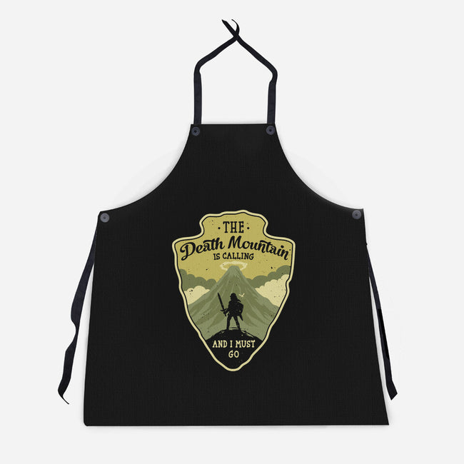 Legendary Mountain-Unisex-Kitchen-Apron-retrodivision