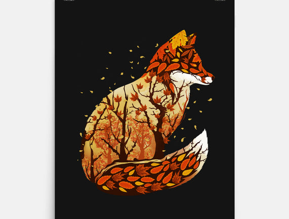 Autumn Fox Landscape