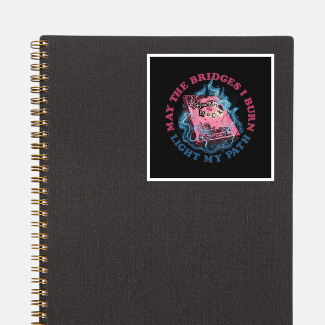 Burn Book Club-None-Glossy-Sticker-glitchygorilla