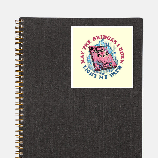 Burn Book Club-None-Glossy-Sticker-glitchygorilla