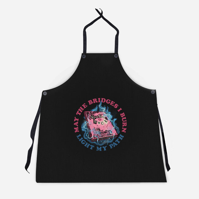 Burn Book Club-Unisex-Kitchen-Apron-glitchygorilla