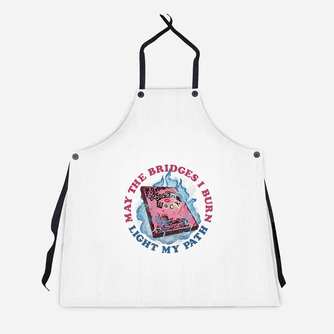 Burn Book Club-Unisex-Kitchen-Apron-glitchygorilla