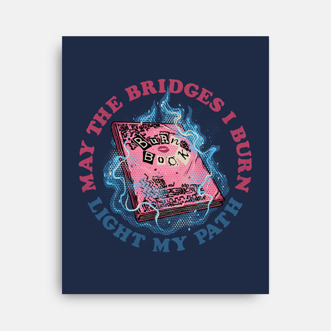 Burn Book Club-None-Stretched-Canvas-glitchygorilla