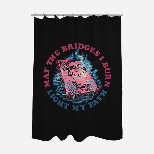 Burn Book Club-None-Polyester-Shower Curtain-glitchygorilla