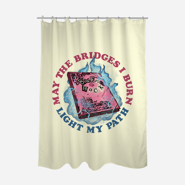 Burn Book Club-None-Polyester-Shower Curtain-glitchygorilla