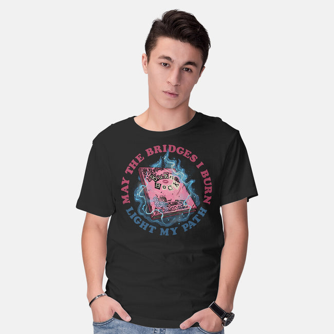 Burn Book Club-Mens-Basic-Tee-glitchygorilla