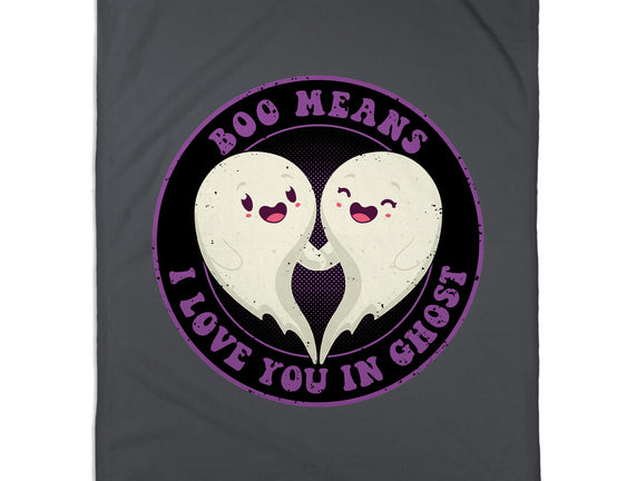 Boo Means I Love You