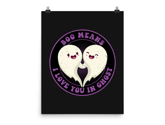 Boo Means I Love You
