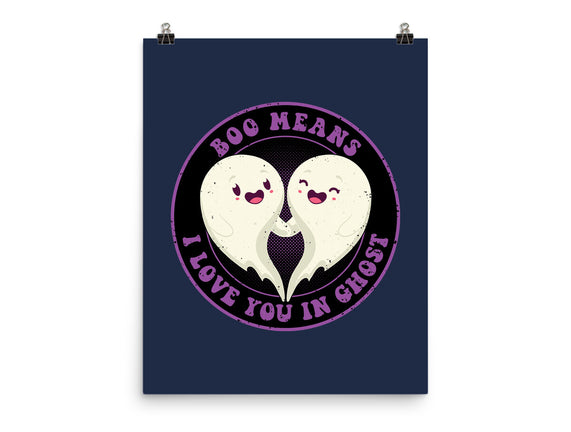 Boo Means I Love You