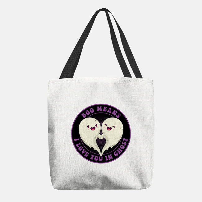 Boo Means I Love You-None-Basic Tote-Bag-danielmorris1993