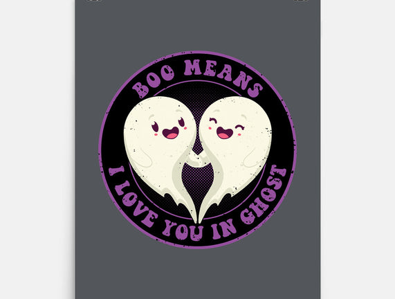 Boo Means I Love You