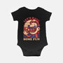 Mushroom Guy Fun-Baby-Basic-Onesie-Studio Mootant