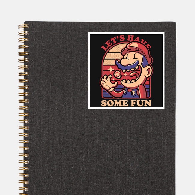 Mushroom Guy Fun-None-Glossy-Sticker-Studio Mootant