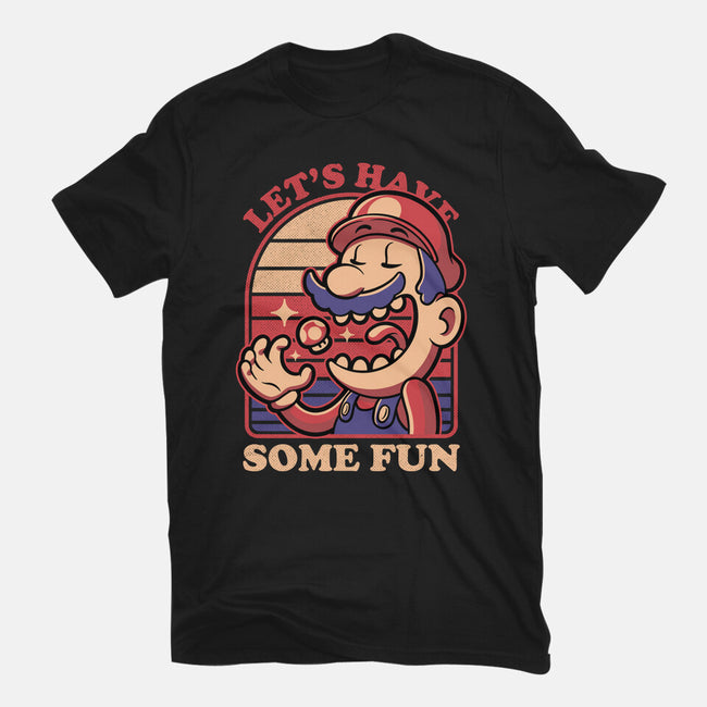Mushroom Guy Fun-Unisex-Basic-Tee-Studio Mootant