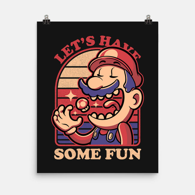Mushroom Guy Fun-None-Matte-Poster-Studio Mootant