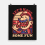 Mushroom Guy Fun-None-Matte-Poster-Studio Mootant