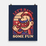 Mushroom Guy Fun-None-Matte-Poster-Studio Mootant
