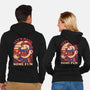 Mushroom Guy Fun-Unisex-Zip-Up-Sweatshirt-Studio Mootant