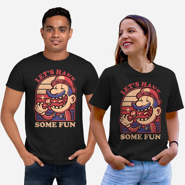 Mushroom Guy Fun-Unisex-Basic-Tee-Studio Mootant