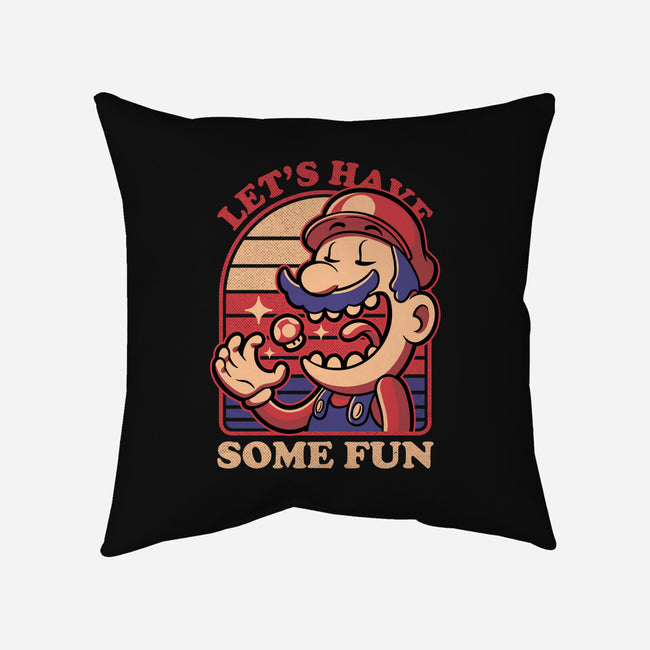 Mushroom Guy Fun-None-Removable Cover w Insert-Throw Pillow-Studio Mootant