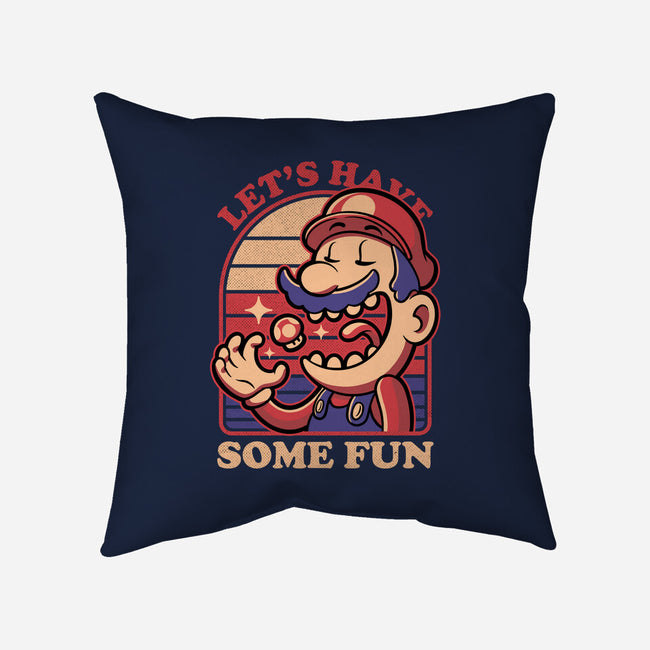 Mushroom Guy Fun-None-Removable Cover w Insert-Throw Pillow-Studio Mootant