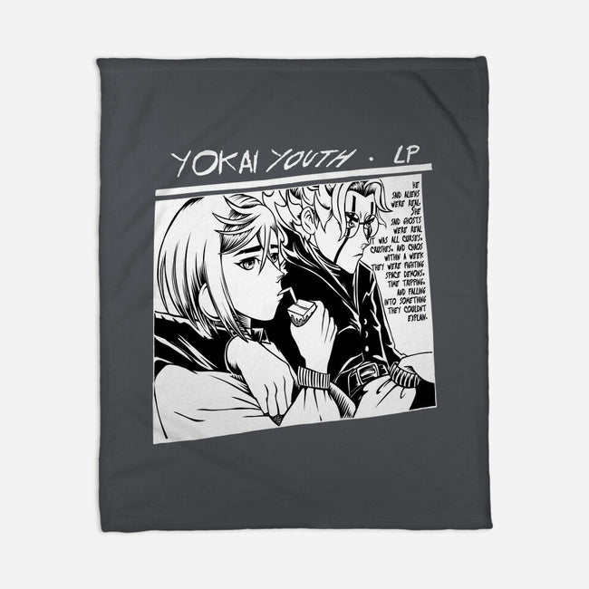 Yokai Youth-None-Fleece-Blanket-joerawks