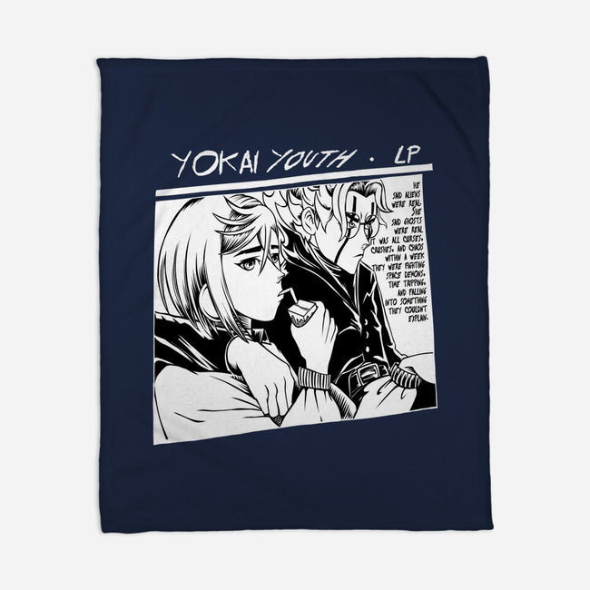 Yokai Youth-None-Fleece-Blanket-joerawks