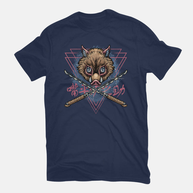 Raging Boar-Mens-Basic-Tee-glitchygorilla