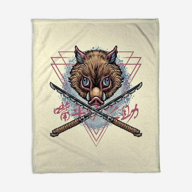 Raging Boar-None-Fleece-Blanket-glitchygorilla