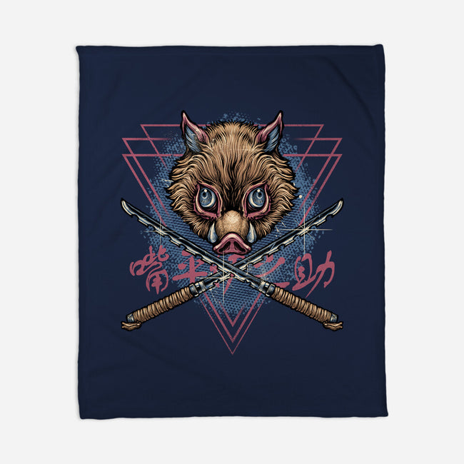Raging Boar-None-Fleece-Blanket-glitchygorilla