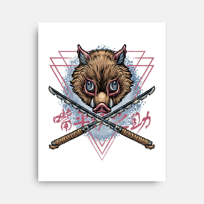 Raging Boar-None-Stretched-Canvas-glitchygorilla