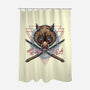 Raging Boar-None-Polyester-Shower Curtain-glitchygorilla