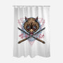 Raging Boar-None-Polyester-Shower Curtain-glitchygorilla